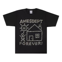 AMES DEPT STUD TEE BLACK