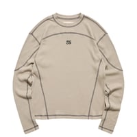 RC OUTDOOR SUPPLY PANELED THERMAL LONG SLEEVE SAND
