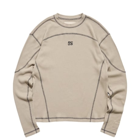 RC OUTDOOR SUPPLY PANELED THERMAL LONG SLEEVE SAND