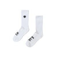 ALWAYS MINI EMBROIDED @SUN SOCK WHITE