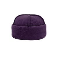 LLOYD FLEECE TOQUE AUBERGINE