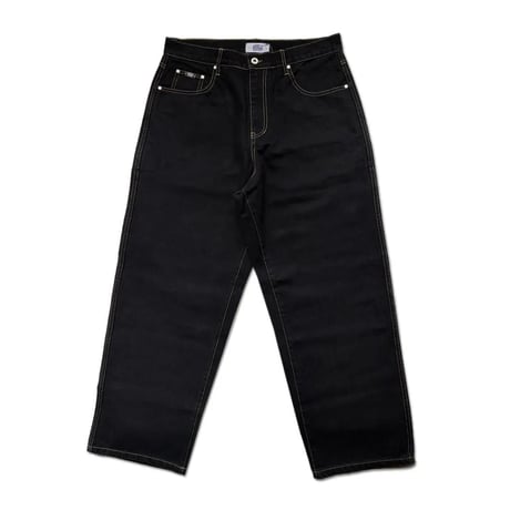 ANGELIC REPORT CLASSIC LOGO JEANS BLACK