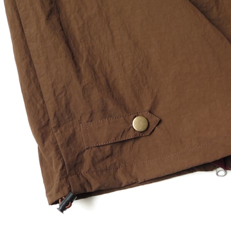 ATTEST NYLON SLACKS SHORTS BROWN
