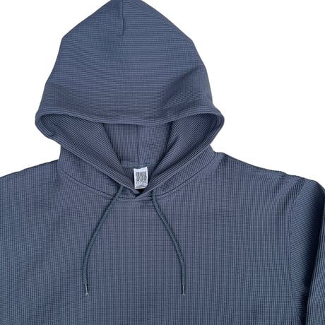 COMFORTABLE REASON POLY WAFFLE PARKA BLUE