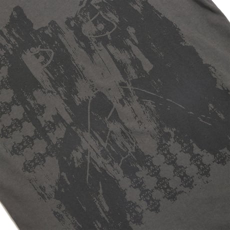 AWIDES MELTED TEE FADED COAL
