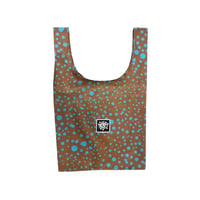 ALWAYS SPOTTY DOTTY REUSABLE RIPSTOP BAG BROWN / BLUE