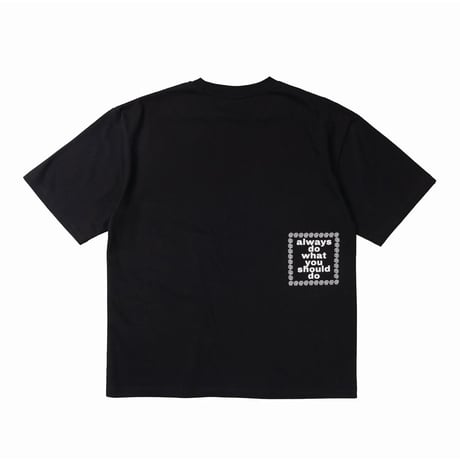 ALWAYS PARTITION TEE BLACK