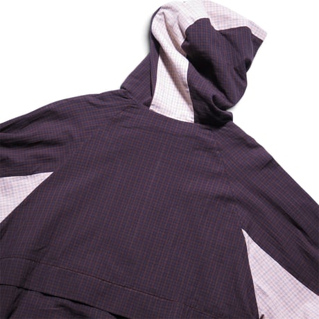 THIS UNIFORM CHECK CAGOULE BROWN