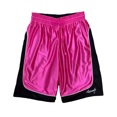 ALWAYS REVERSIBLE COURT SHORT BLACK / FUCHSIA