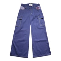 PARIA FARZANEH LOW RISE PANT NAVY