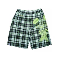 SLINKY MOUSE MESH SHORT GREEN PLAID