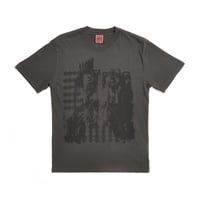 AWIDES MELTED TEE FADED COAL