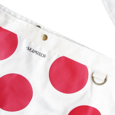SEAPUNCH BAG NATURAL / RED