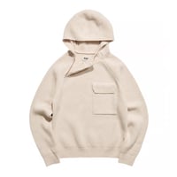 RC OUTDOOR SUPPLY HOODED QUATER ZIP SWEATER OAT