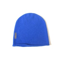 POSA LAMBSWOOL BEANIE BLUE