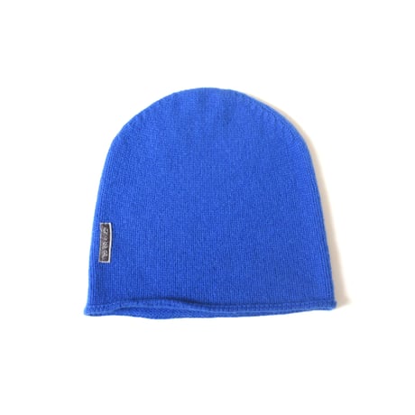 POSA LAMBSWOOL BEANIE BLUE