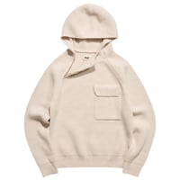 RC OUTDOOR SUPPLY HOODED QUATER ZIP SWEATER OAT