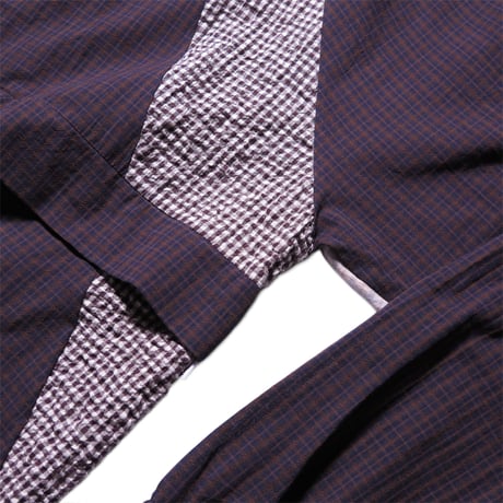 THIS UNIFORM CHECK CAGOULE BROWN