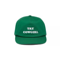 COWGIRL TRY LOGO CAP GREEN