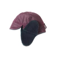 POSA WAXED COTTON TRAPPER HAT MERLOW