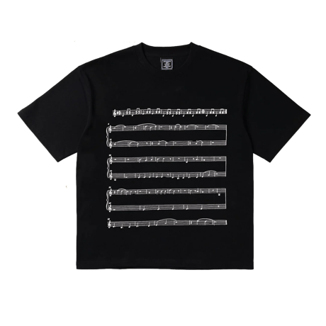 ALWAYS PARTITION TEE BLACK