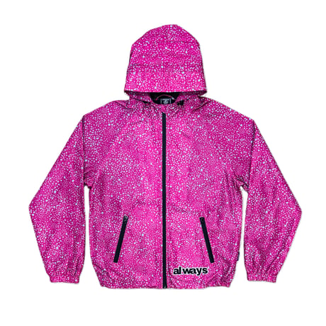 ALWAYS DOTTED BANDEMIC JACKET FUCHSIA
