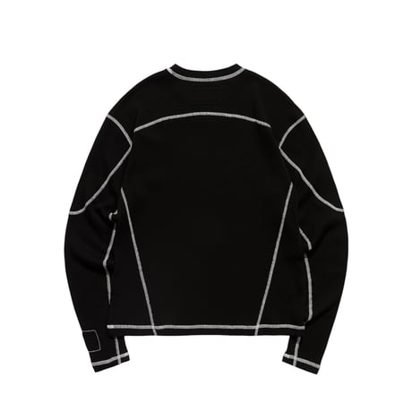 RC OUTDOOR SUPPLY PANELED THERMAL LONG SLEEVE BLACK