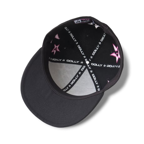 DOLLY FITTED STAR CAP BLACK