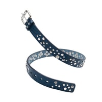 AMES DEPT STUDDED DINO BELT NAVY