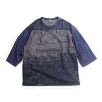 PAJA STUDIO FOOTBALL MESH TOP NAVY