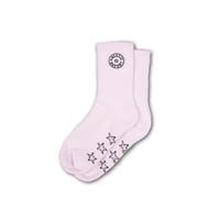 ANGELIC REPORT QUARTER SOCKS WHITE/BLACK