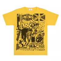 AMES DEPT HARD TIMES TEE YELLOW