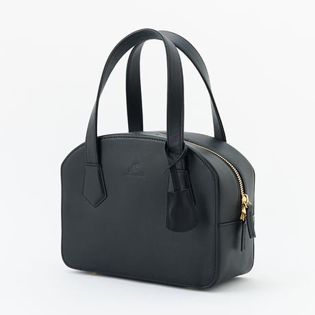 JINA CLASSICA カウレザー ミニボストンバッグ