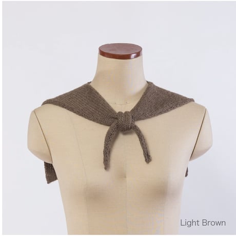 TSUYUMI A knitted sailor collar 〈手編み セーラー・カラー〉