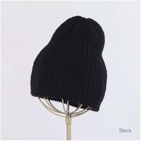 TSUYUMI A simple shallow beanie　〈手編み シンプル・シャロー・ビーニー〉