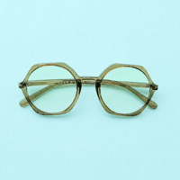 Have a Look リーディンググラス(ブルーライトカット付き) EDGY olive/brown  (＋1.0/＋1.5)