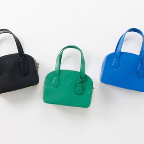 JINA CLASSICA カウレザー ミニボストンバッグ