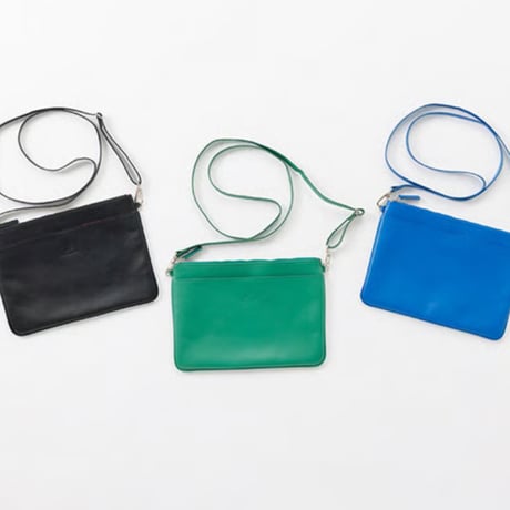 JINA CLASSICA カウレザー ショルダーバッグ