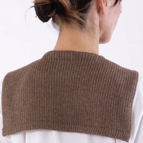 TSUYUMI A knitted sailor collar 〈手編み セーラー・カラー〉