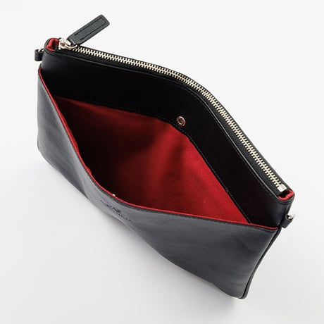 JINA CLASSICA カウレザー ショルダーバッグ