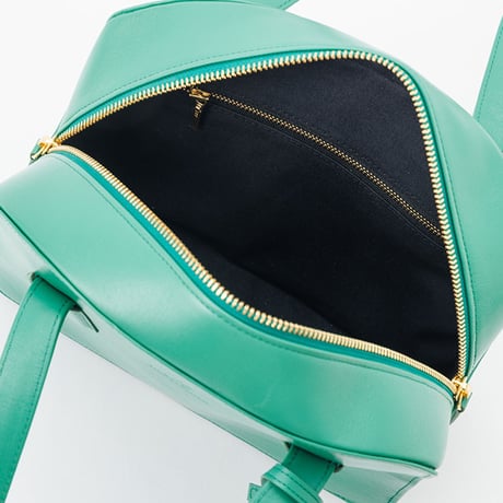 JINA CLASSICA カウレザー ミニボストンバッグ