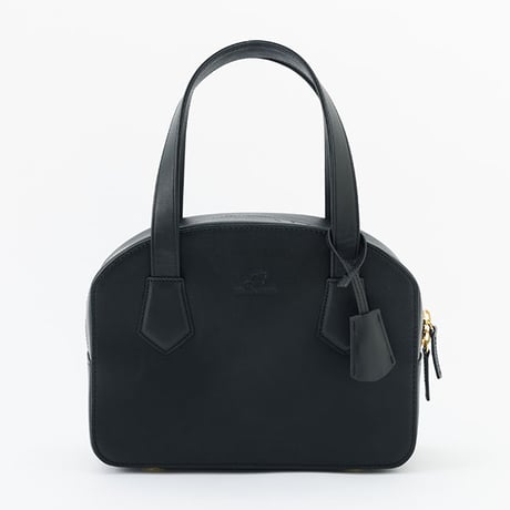 JINA CLASSICA カウレザー ミニボストンバッグ