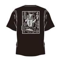 ヒモノラ手配書ドライTシャツ　黒