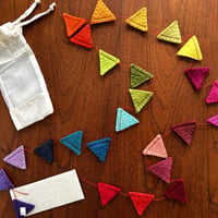 Gry & Sif グライ アンド シフ　Colorful Flag Garland