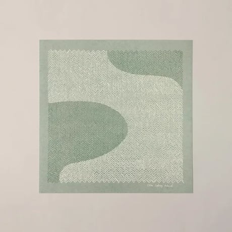 アートポスター　SUOMI　light blue 300×300mm