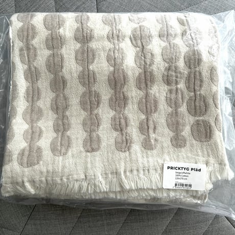 Almedahls アルメダールス　コットンブランケット PRICKTYG (水玉）