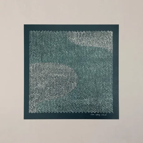 アートポスター　SUOMI　light blue 300×300mm
