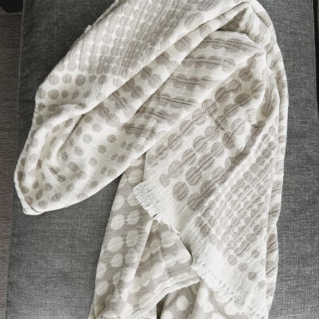 Almedahls アルメダールス　コットンブランケット PRICKTYG (水玉）