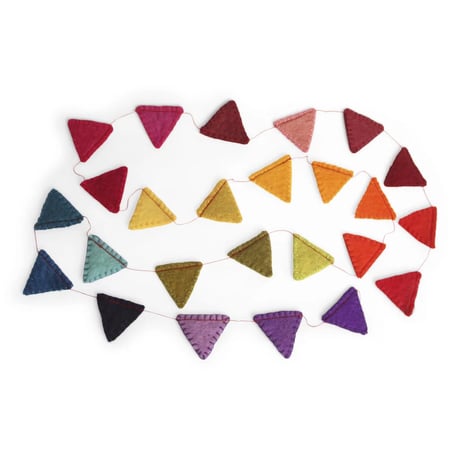 Gry & Sif グライ アンド シフ　Colorful Flag Garland