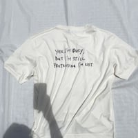 I'M NOT Tee - vintage off white